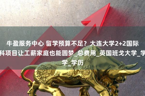 牛盈服务中心 留学预算不足？大连大学2+2国际本科项目让工薪家庭也能圆梦_总费用_英国班戈大学_学历